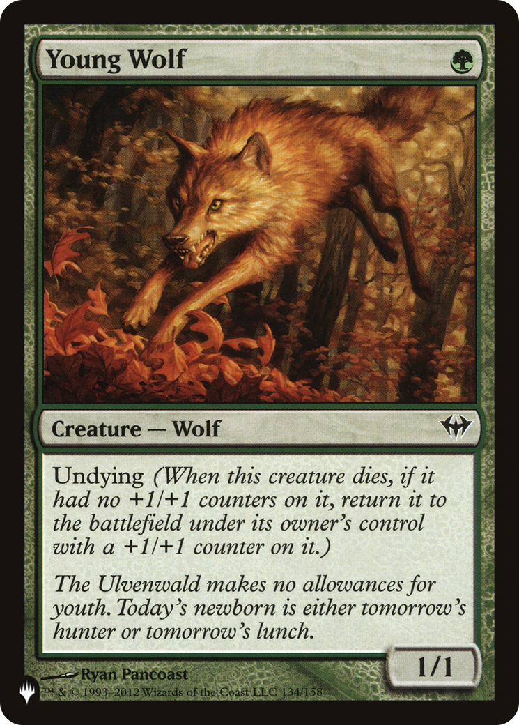 Young Wolf [The List Reprints] | Galactic Gamez