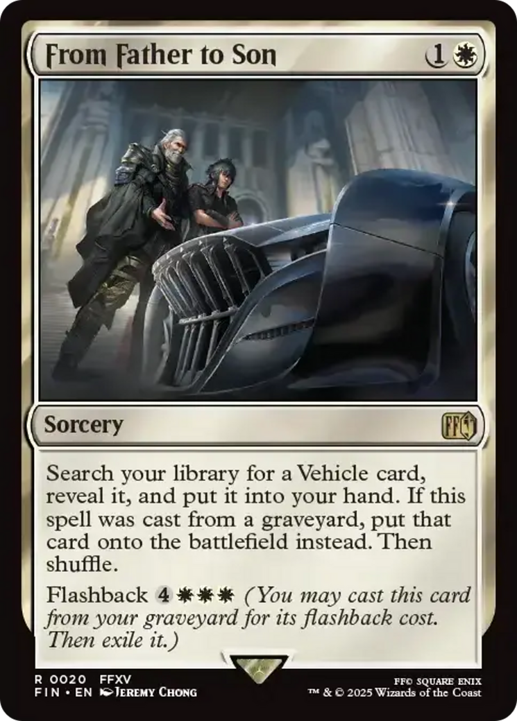 From Father to Son [FINAL FANTASY] | Galactic Gamez