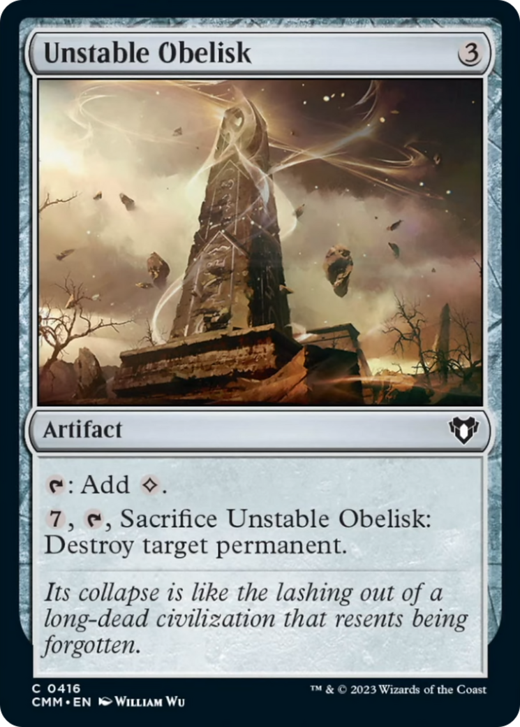 Unstable Obelisk [Commander Masters] | Galactic Gamez