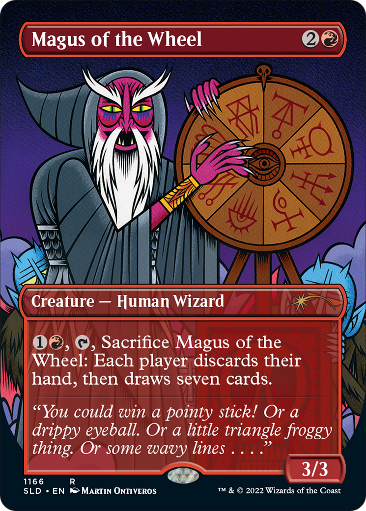 Magus of the Wheel (Borderless) [Secret Lair Drop Series] | Galactic Gamez