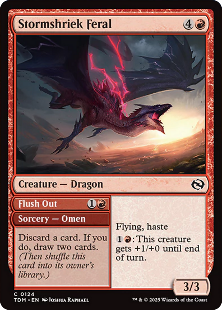 Stormshriek Feral [Tarkir: Dragonstorm] | Galactic Gamez