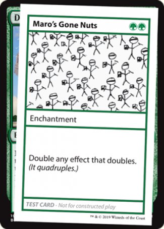Maro's Gone Nuts (2021 Edition) [Mystery Booster Playtest Cards] | Galactic Gamez
