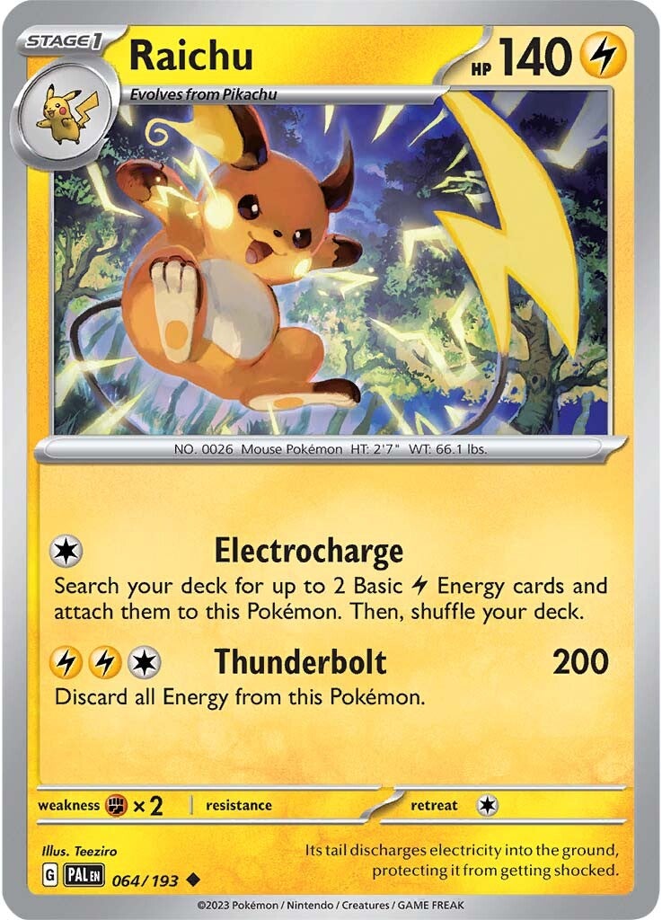 Raichu (064/193) [Scarlet & Violet: Paldea Evolved] | Galactic Gamez