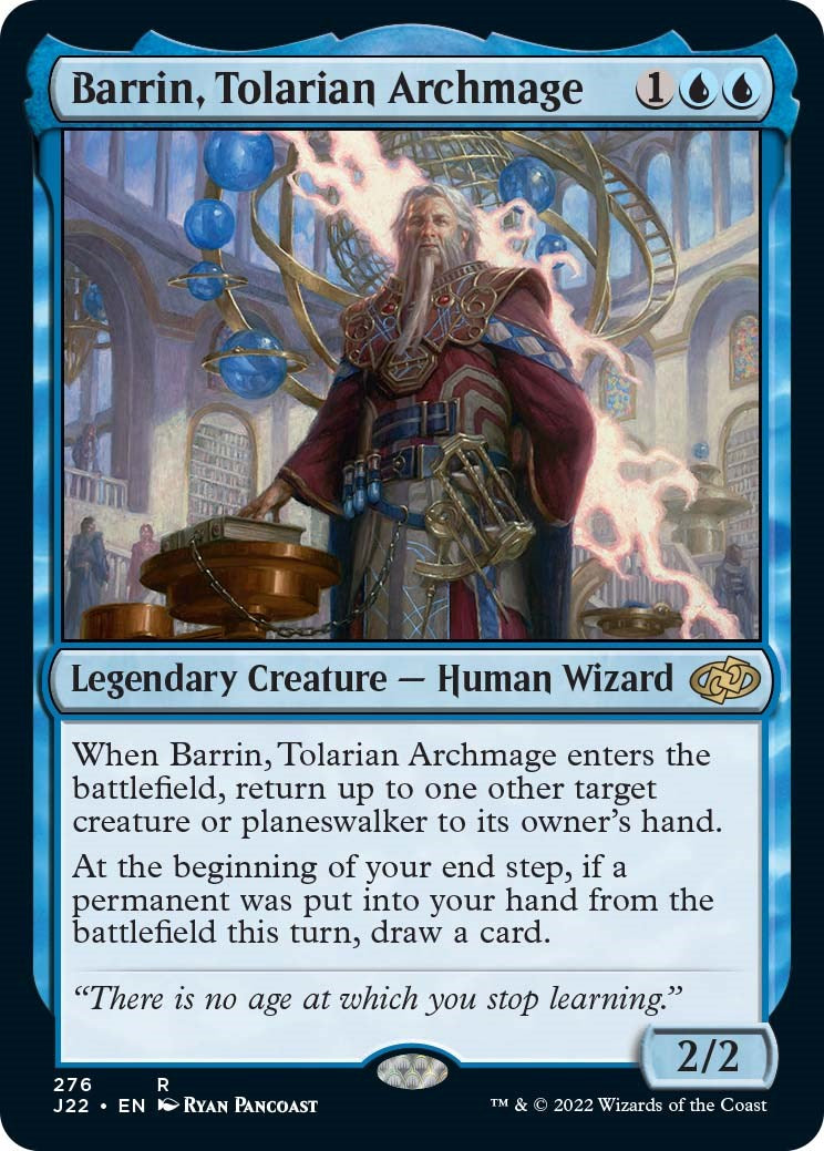 Barrin, Tolarian Archmage [Jumpstart 2022] | Galactic Gamez