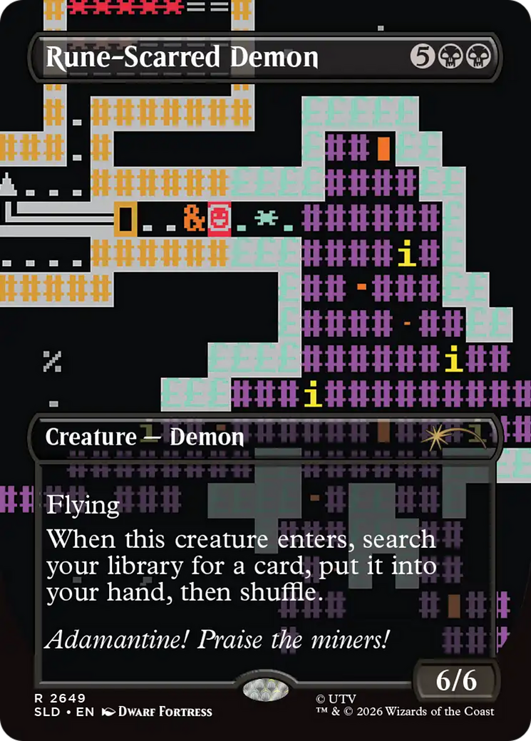 Rune-Scarred Demon [Secret Lair Drop Series] | Galactic Gamez