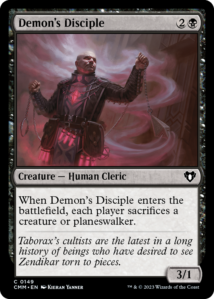 Demon's Disciple [Commander Masters] | Galactic Gamez