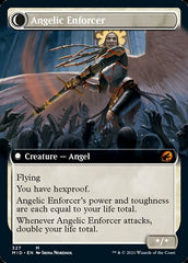 Enduring Angel // Angelic Enforcer (Extended Art) [Innistrad: Midnight Hunt] | Galactic Gamez