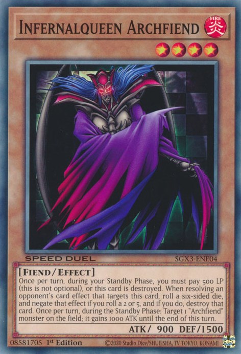 Infernalqueen Archfiend [SGX3-ENE04] Common | Galactic Gamez
