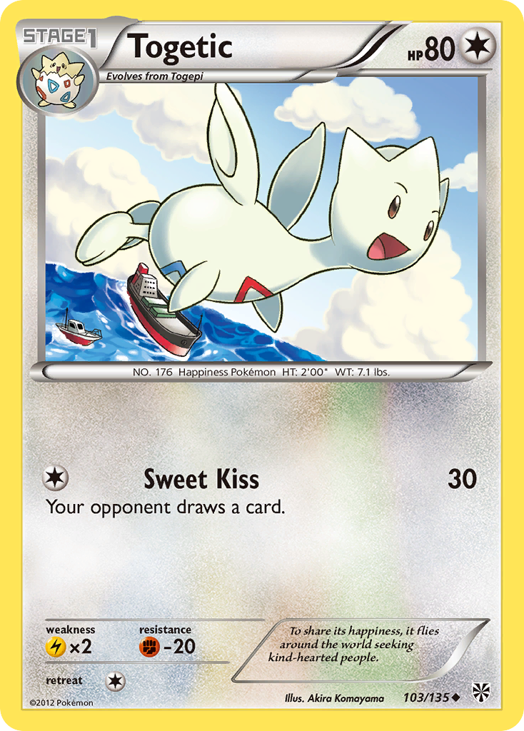 Togetic (103/135) [Black & White: Plasma Storm] | Galactic Gamez