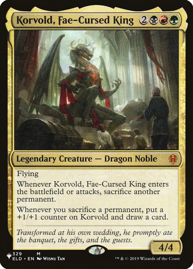 Korvold, Fae-Cursed King [The List] | Galactic Gamez