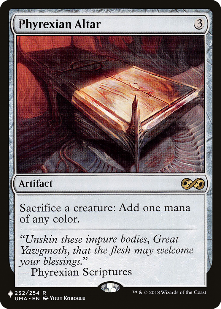 Phyrexian Altar [The List] | Galactic Gamez