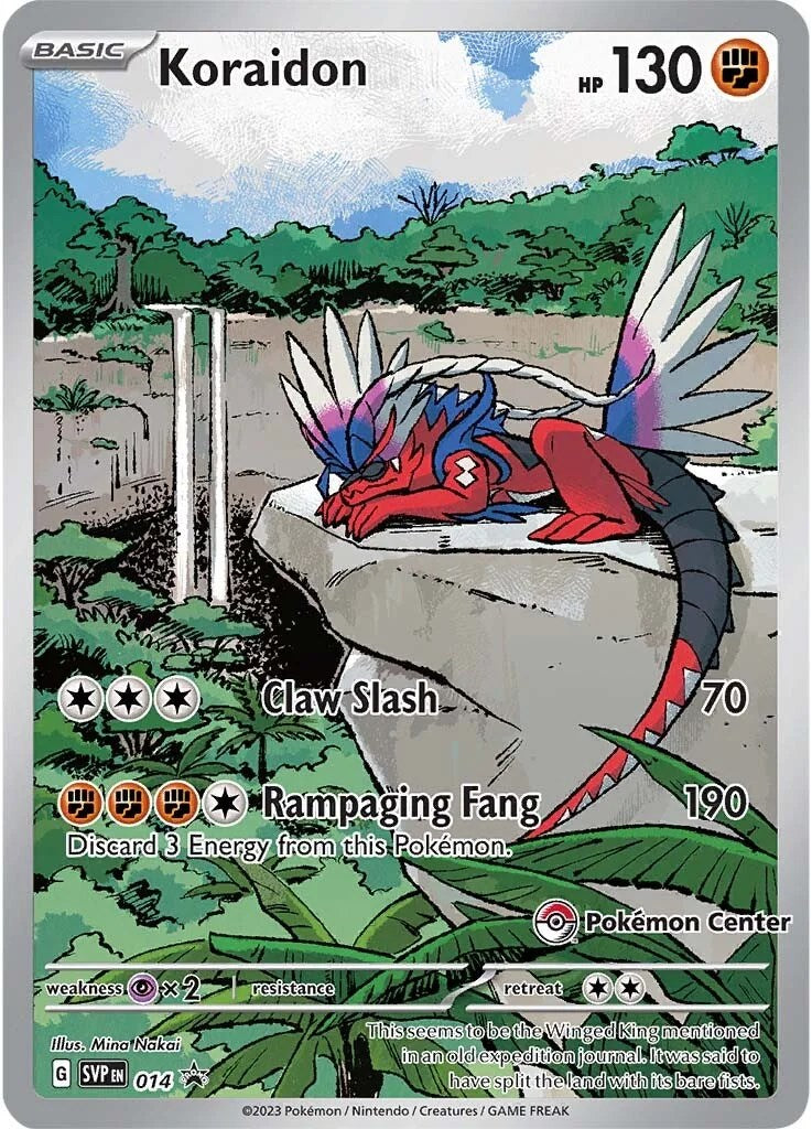 Koraidon (124/198) (Pokemon Center Exclusive) [Scarlet & Violet: Black Star Promos] | Galactic Gamez