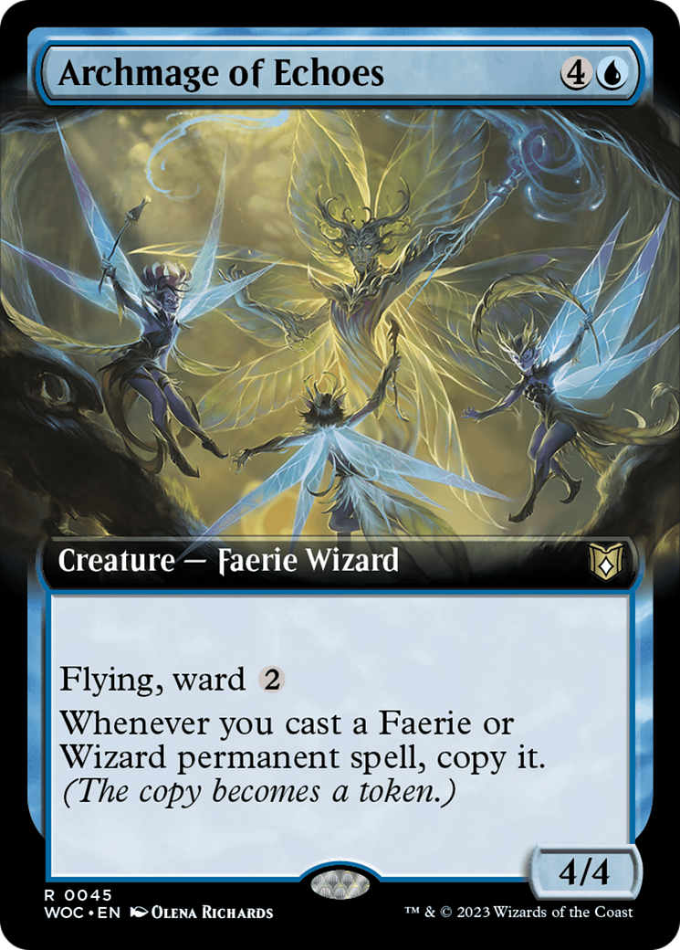 Archmage of Echoes (Extended Art) [Wilds of Eldraine Commander] | Galactic Gamez