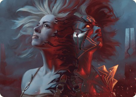 Thrill of Possibility Art Card [Phyrexia: All Will Be One Art Series] | Galactic Gamez