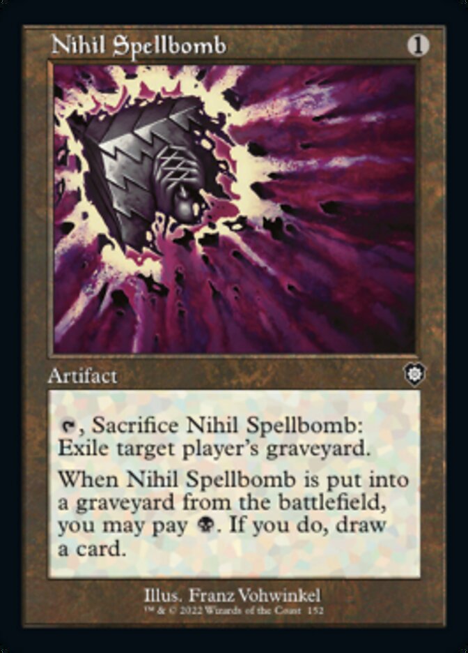Nihil Spellbomb (Retro) [The Brothers' War Commander] | Galactic Gamez