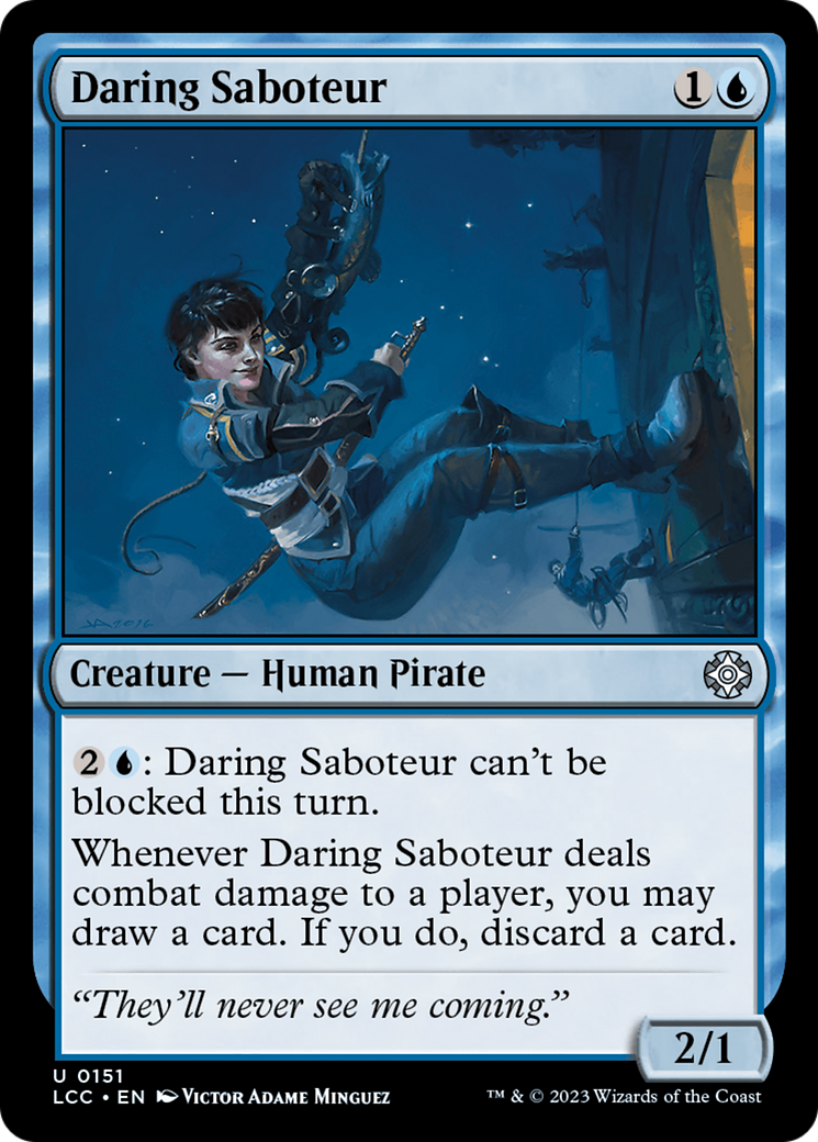Daring Saboteur [The Lost Caverns of Ixalan Commander] | Galactic Gamez
