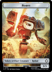 Robot // Treasure (019) Double-Sided Token [Fallout Tokens] | Galactic Gamez