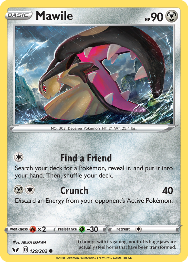 Mawile (129/202) [Sword & Shield: Base Set] | Galactic Gamez