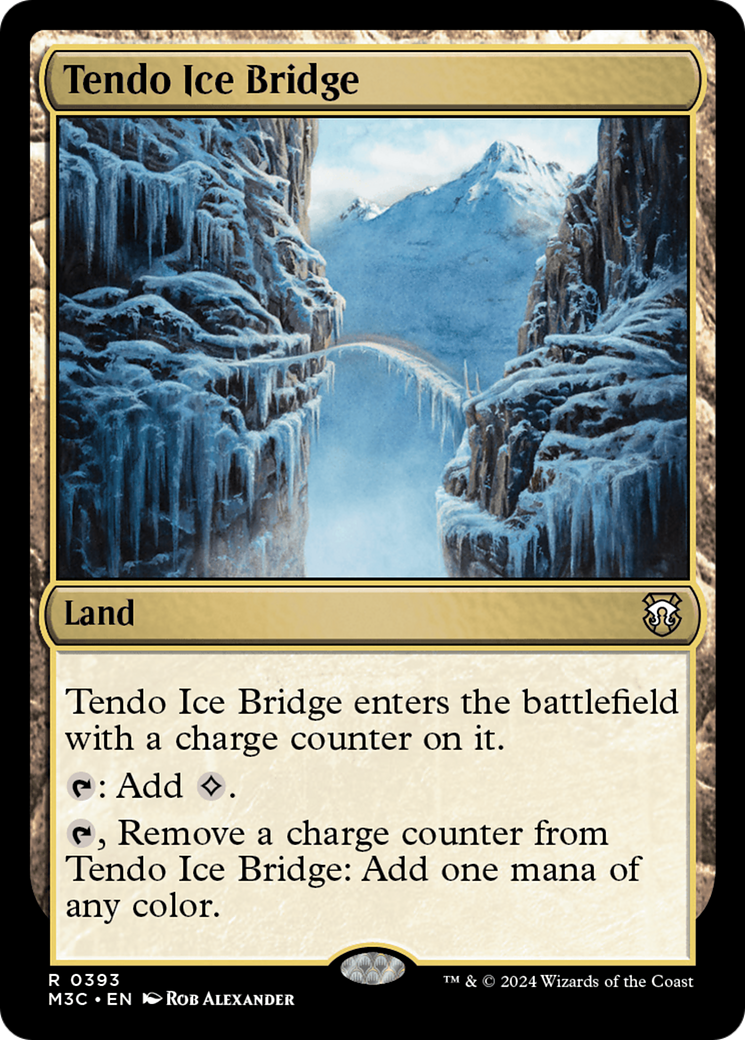 Tendo Ice Bridge (Ripple Foil) [Modern Horizons 3 Commander] | Galactic Gamez