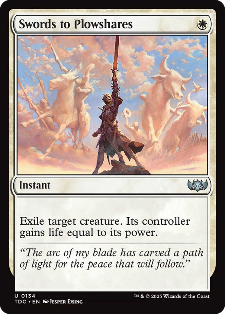 Swords to Plowshares [Tarkir: Dragonstorm Commander] | Galactic Gamez