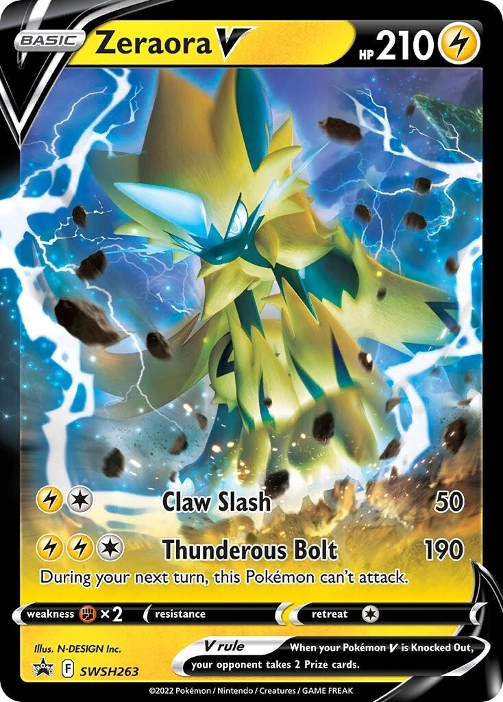 Zeraora V (SWSH263) [Sword & Shield: Black Star Promos] | Galactic Gamez