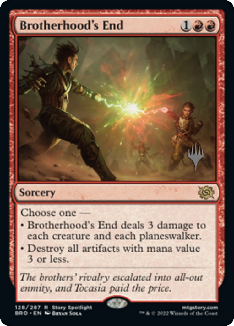 Brotherhood's End (Promo Pack) [The Brothers' War Promos] | Galactic Gamez