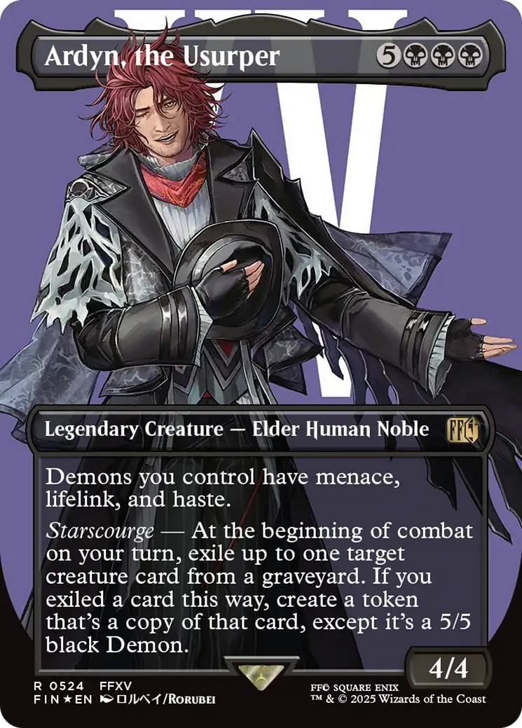 Ardyn, the Usurper (Borderless) (Surge Foil) [FINAL FANTASY] | Galactic Gamez