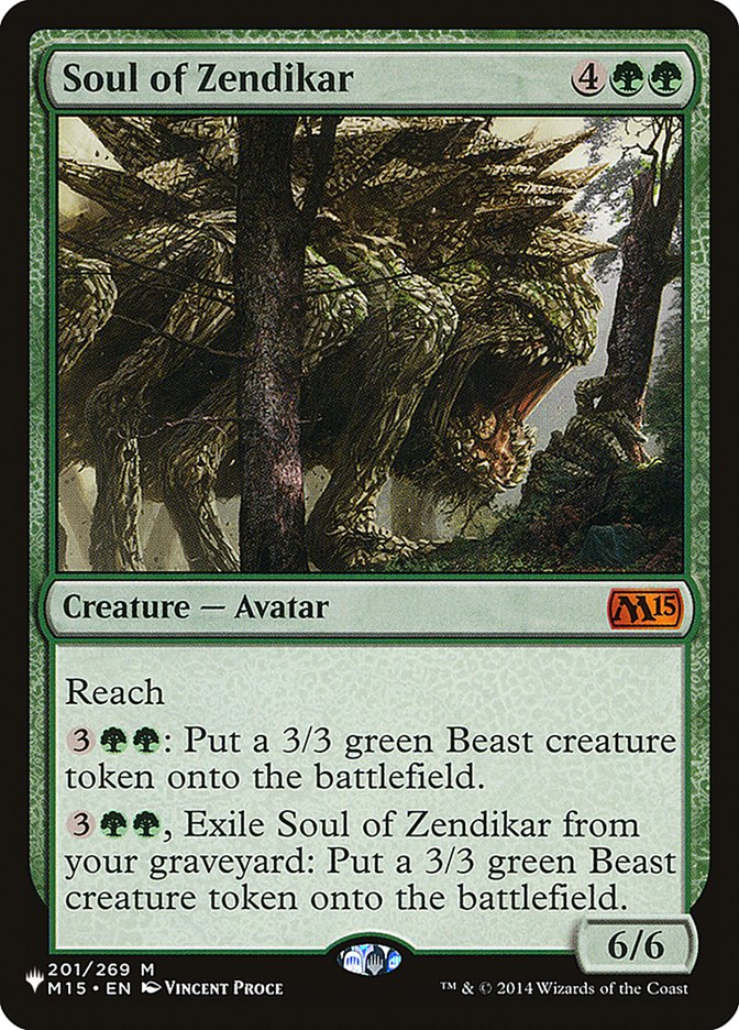 Soul of Zendikar [The List] | Galactic Gamez