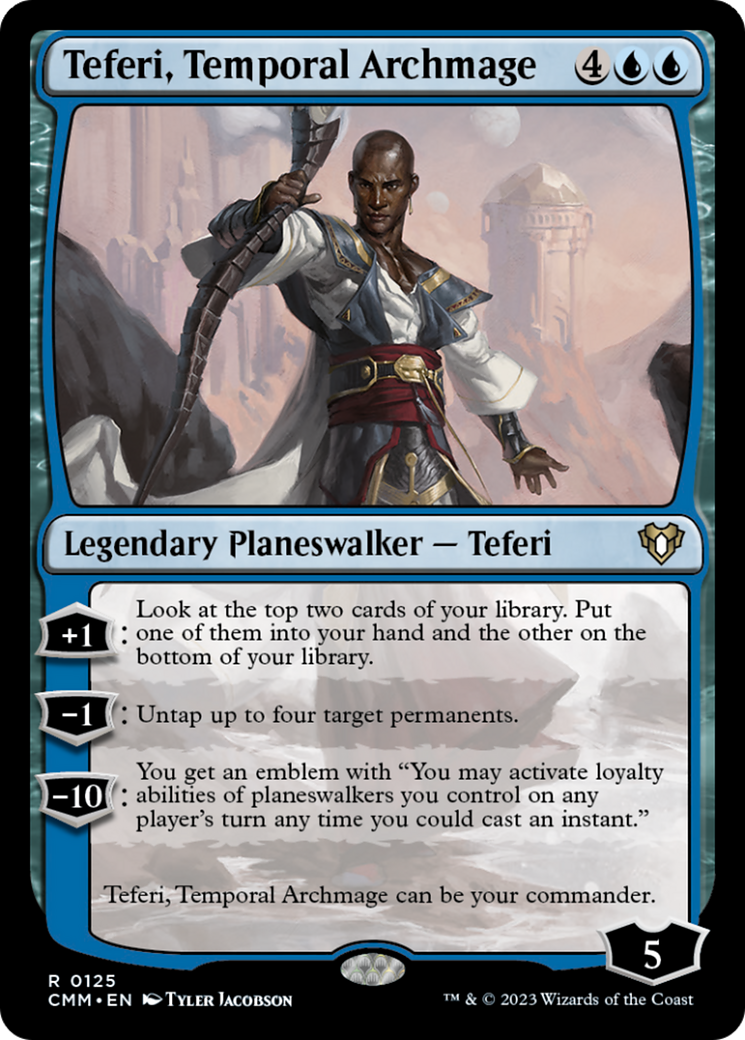 Teferi, Temporal Archmage [Commander Masters] | Galactic Gamez