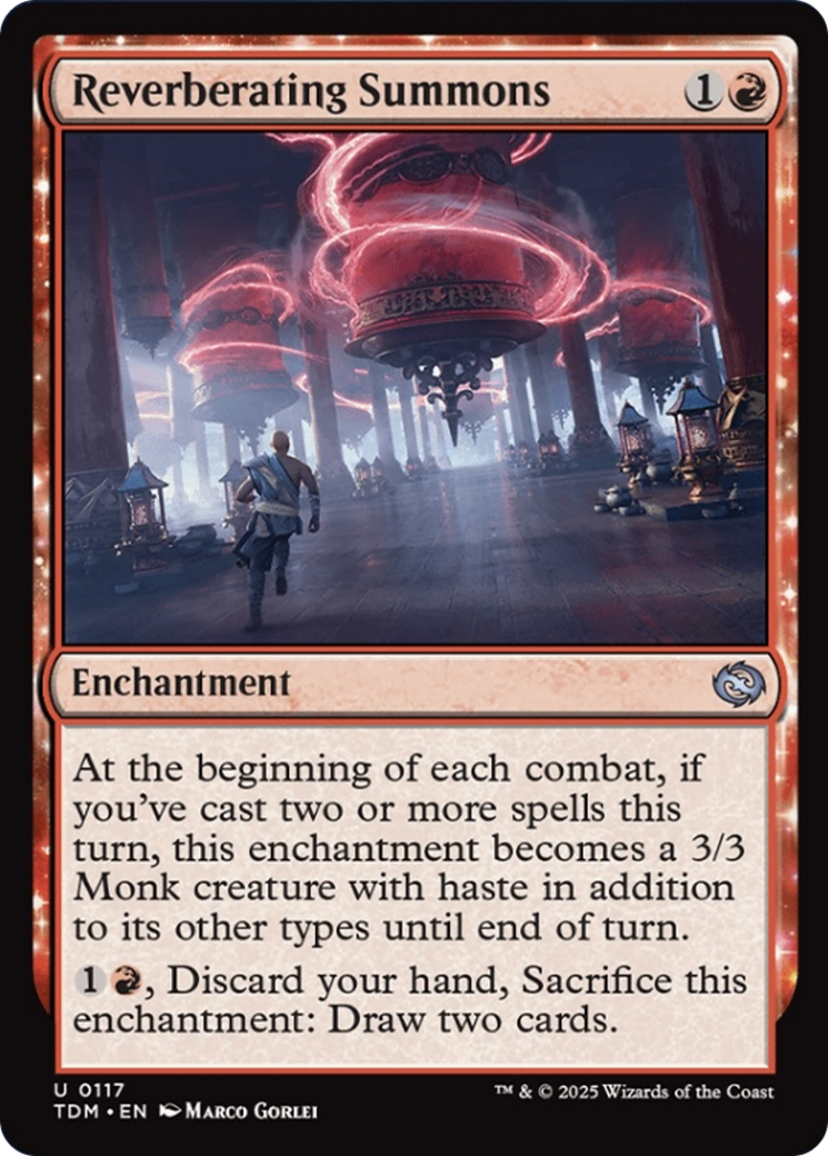 Reverberating Summons [Tarkir: Dragonstorm] | Galactic Gamez