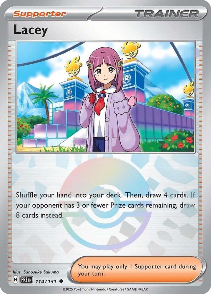 Lacey (114/131) (Poke Ball Pattern) [Scarlet & Violet: Prismatic Evolutions] | Galactic Gamez