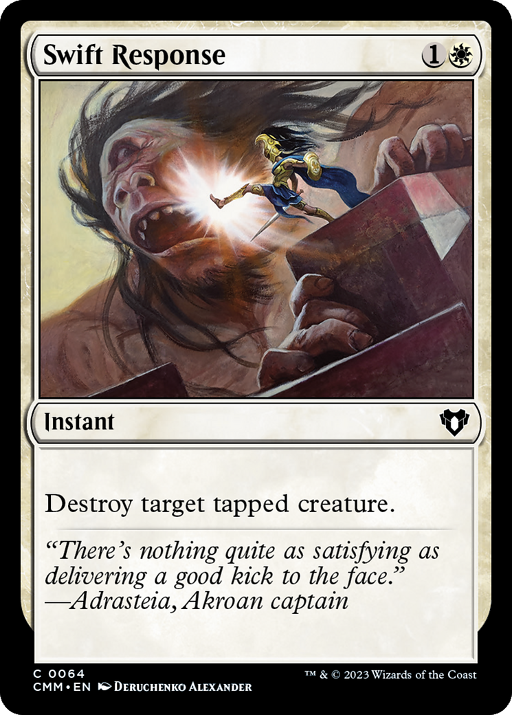 Swift Response [Commander Masters] | Galactic Gamez