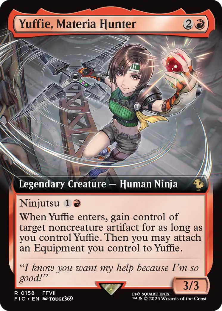 Yuffie, Materia Hunter (Extended Art) [FINAL FANTASY Commander] | Galactic Gamez