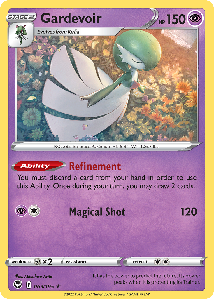 Gardevoir (069/195) (Theme Deck Exclusive) [Sword & Shield: Silver Tempest] | Galactic Gamez