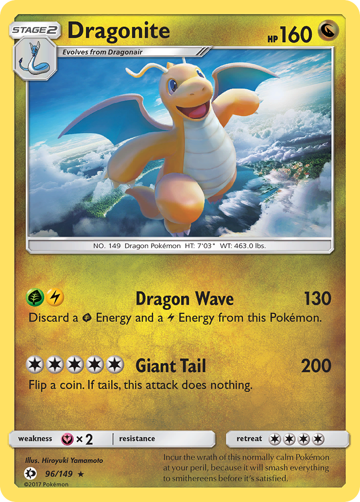 Dragonite (96/149) [Sun & Moon: Base Set] | Galactic Gamez