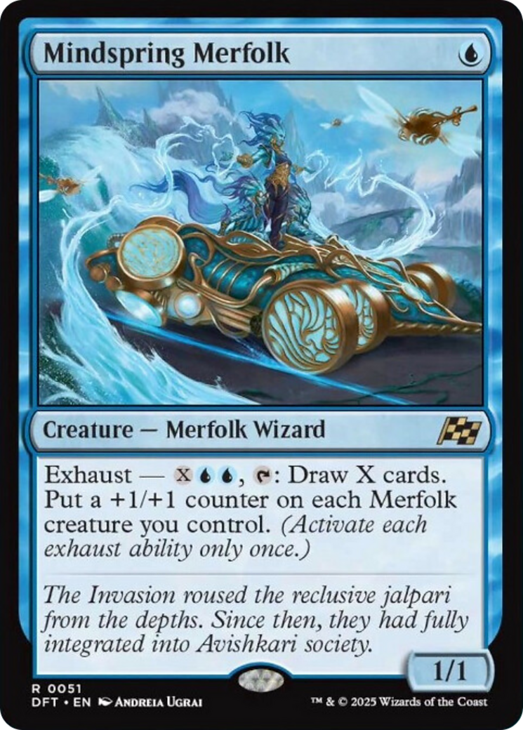 Mindspring Merfolk [Aetherdrift] | Galactic Gamez