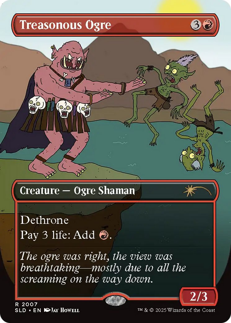 Treasonous Ogre (Rainbow Foil) [Secret Lair Drop Series] | Galactic Gamez