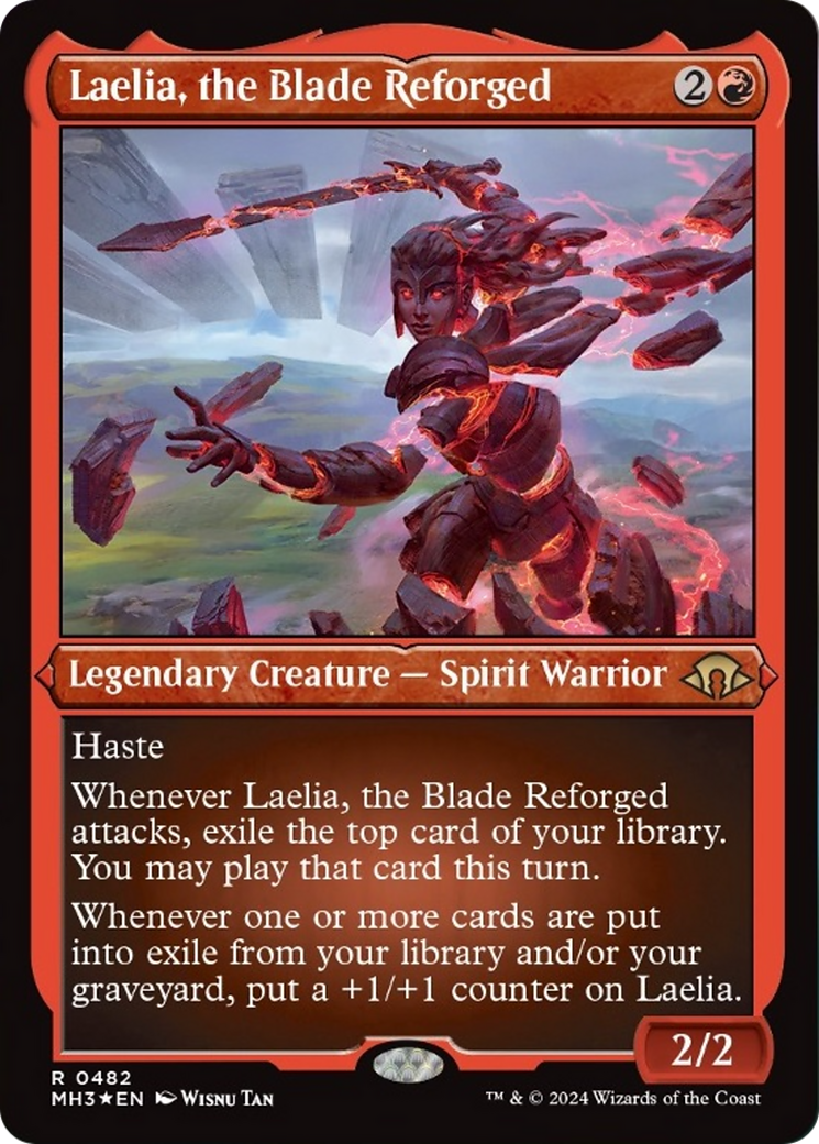 Laelia, the Blade Reforged (Foil Etched) [Modern Horizons 3] | Galactic Gamez