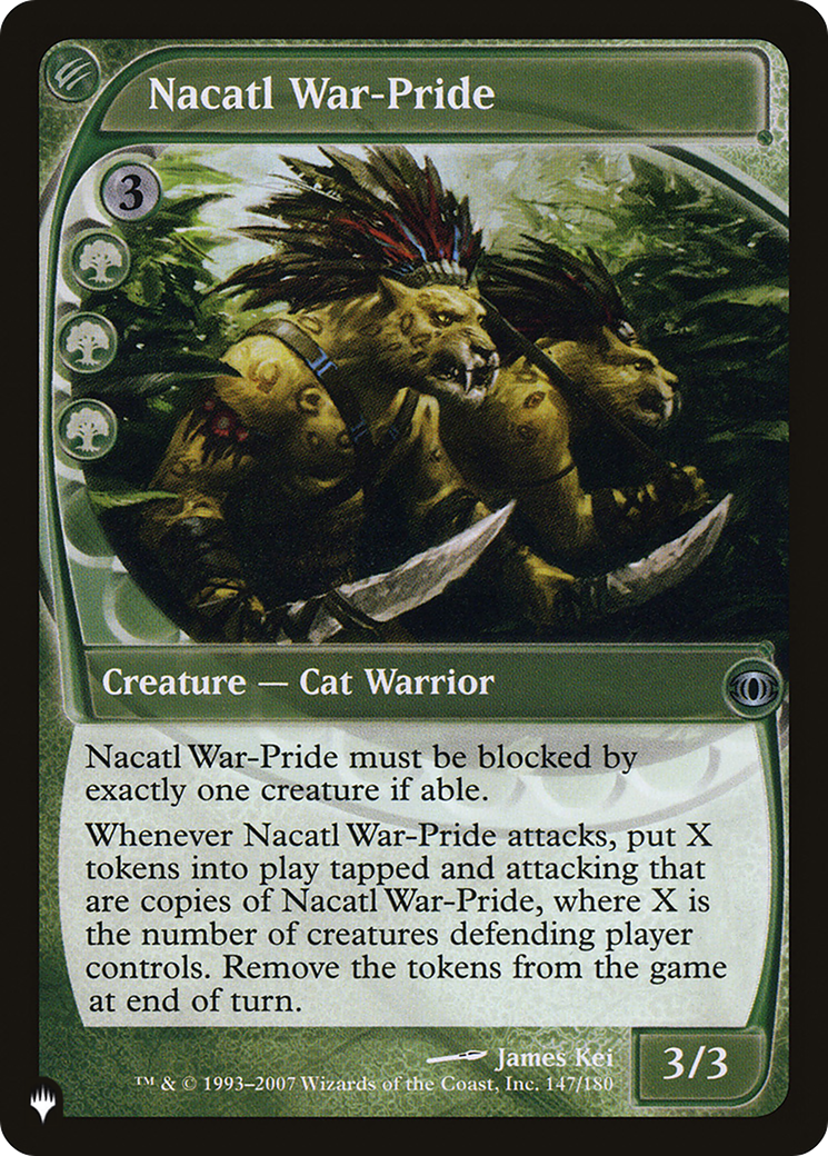 Nacatl War-Pride [The List] | Galactic Gamez