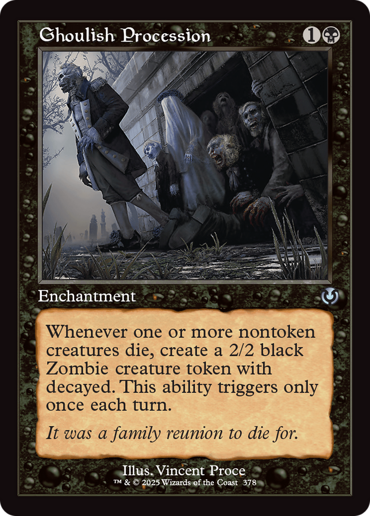 Ghoulish Procession (Retro Frame) [Innistrad Remastered] | Galactic Gamez