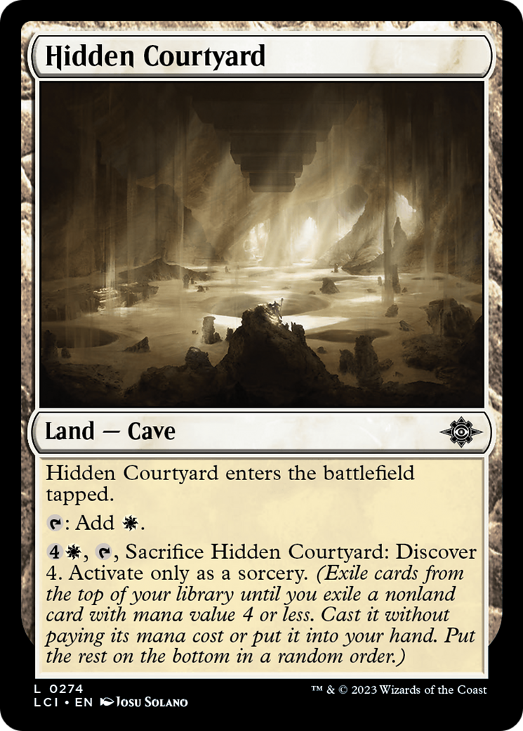 Hidden Courtyard [The Lost Caverns of Ixalan] | Galactic Gamez