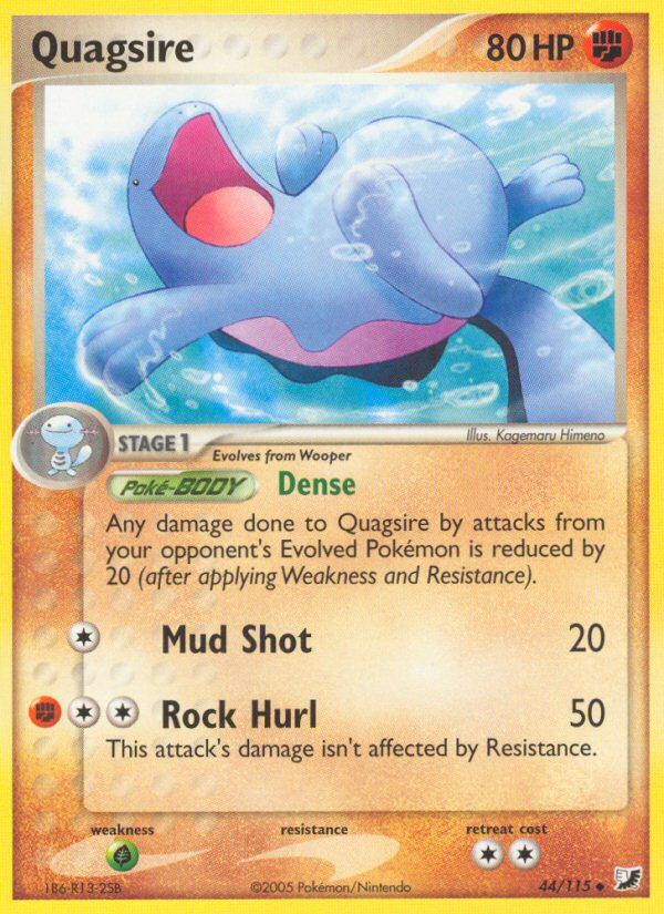 Quagsire (44/115) [EX: Unseen Forces] | Galactic Gamez