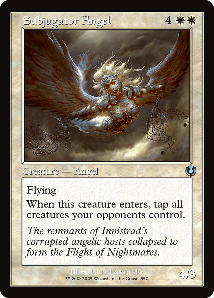 Subjugator Angel (Retro Frame) [Innistrad Remastered] | Galactic Gamez