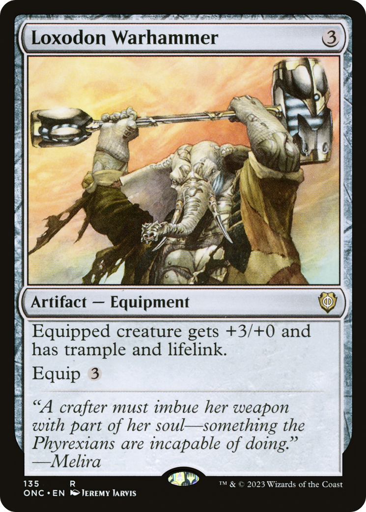Loxodon Warhammer [Phyrexia: All Will Be One Commander] | Galactic Gamez