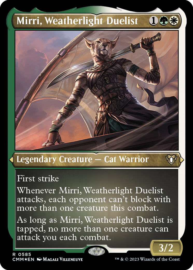 Mirri, Weatherlight Duelist (Foil Etched) [Commander Masters] | Galactic Gamez