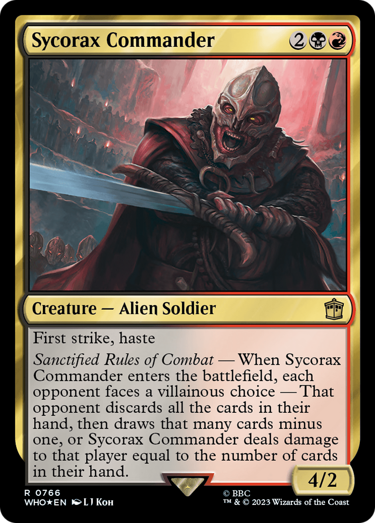 Sycorax Commander (Surge Foil) [Doctor Who] | Galactic Gamez