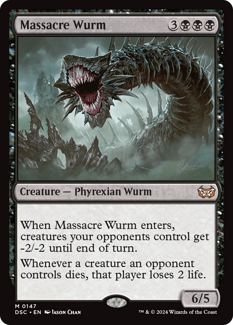 Massacre Wurm [Duskmourn: House of Horror Commander] | Galactic Gamez