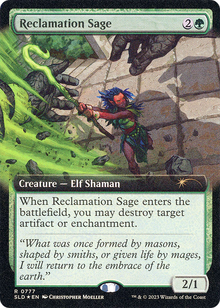 Reclamation Sage (Extended Art) [Secret Lair Drop Series] | Galactic Gamez