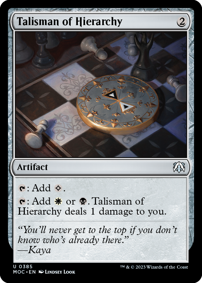 Talisman of Hierarchy [March of the Machine Commander] | Galactic Gamez
