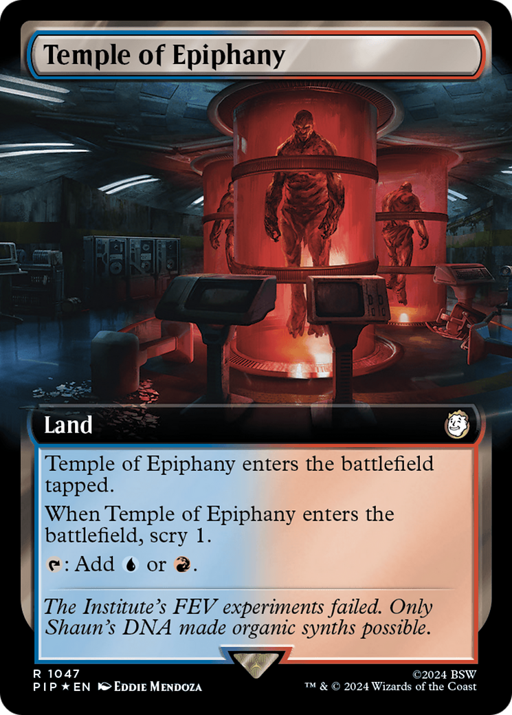 Temple of Epiphany (Extended Art) (Surge Foil) [Fallout] | Galactic Gamez